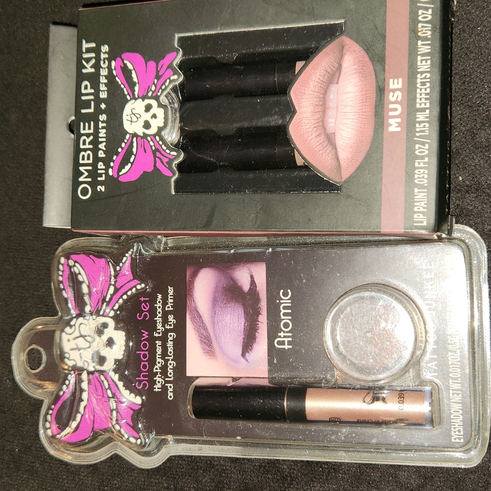 2 bundle eye shadow set and Ombre lip kit